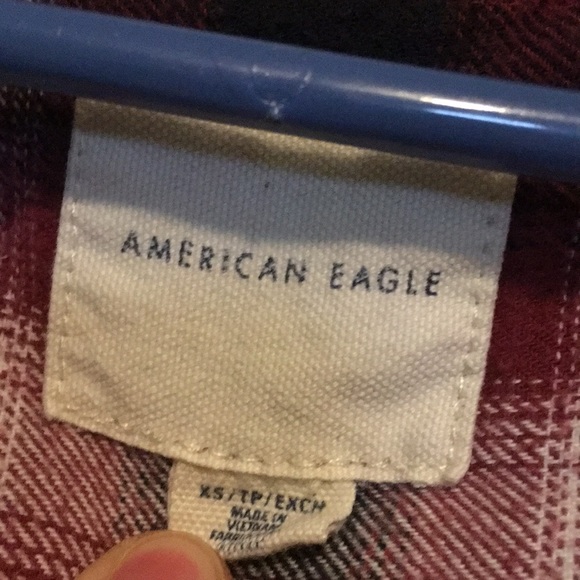 American Eagle Hooded Flannel - Picture 3 of 3